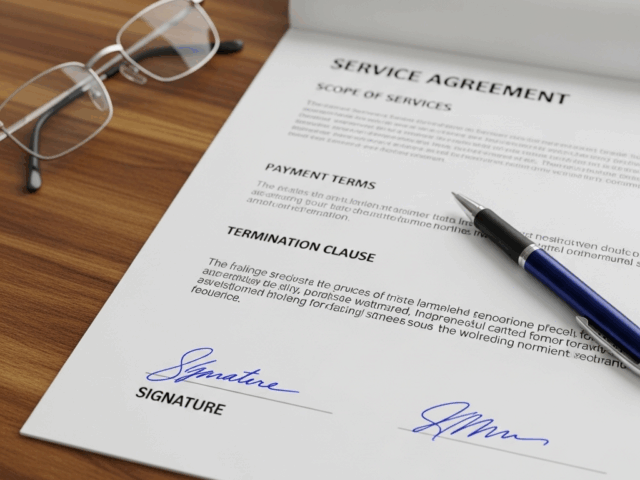 Protect Yourself & Your Business With a Service Agreement