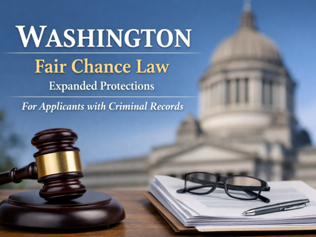 Washington Expands Background Check Protections for Workers with Criminal Records