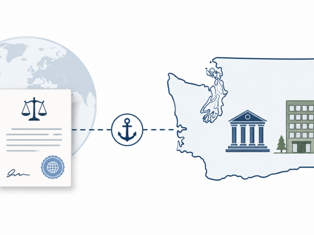 Foreign Money Judgments in Washington Still Need a Washington Hook