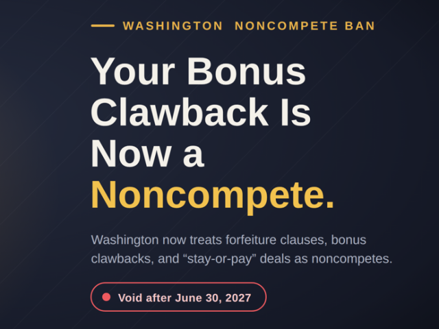 Your Bonus Clawback Is Now a Noncompete