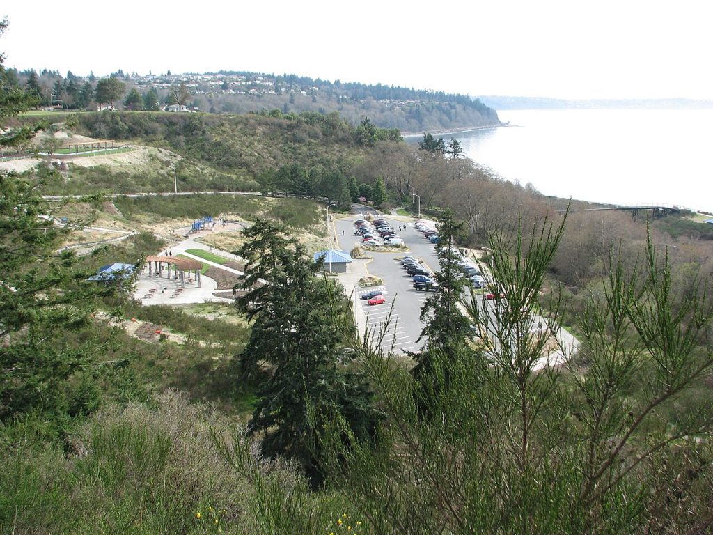 Richmond Beach Saltwater Park in Shoreline, Washington, overlooking Puget Sound